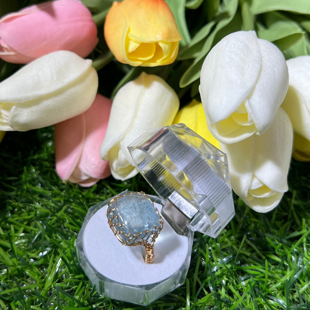 Aquamarine ring