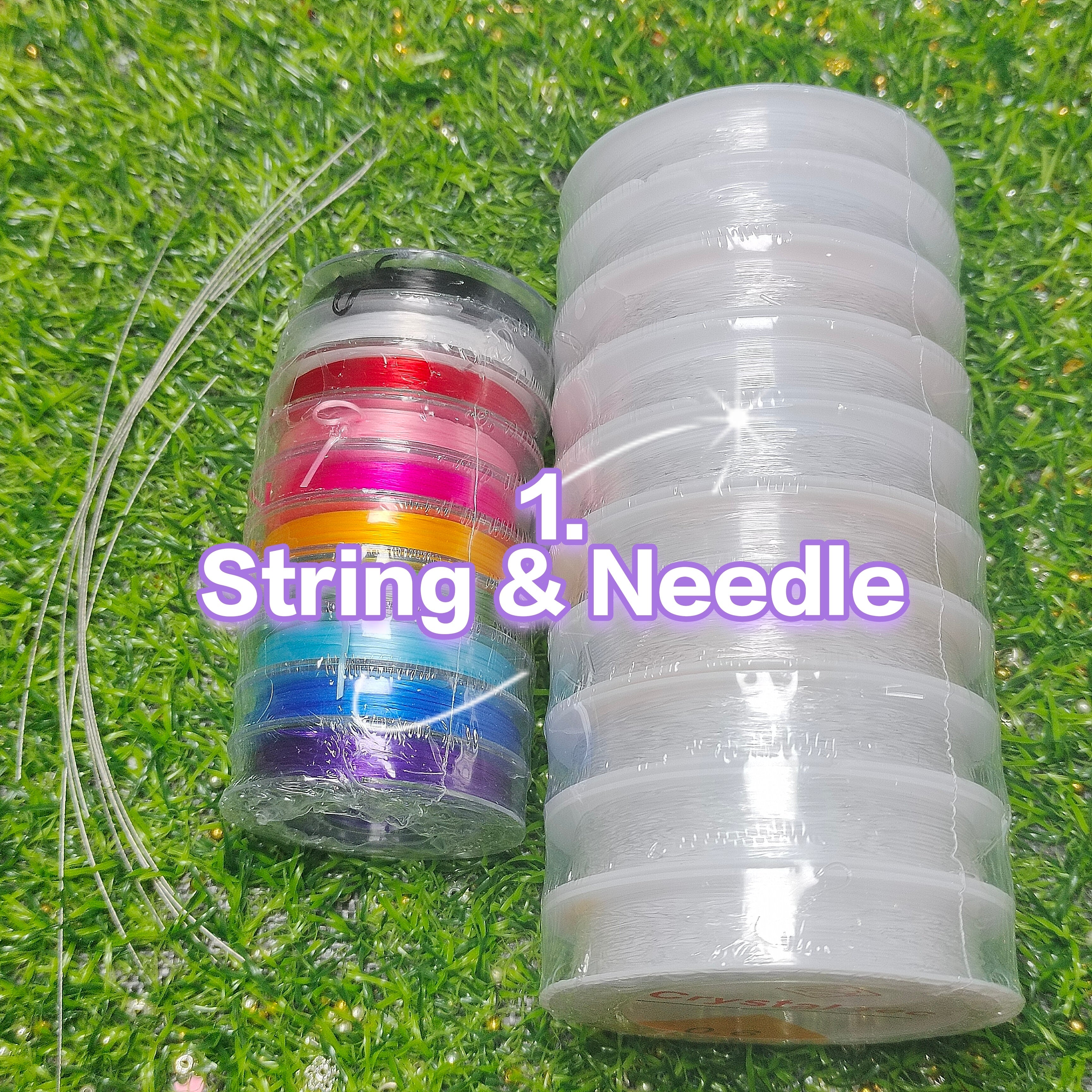 DIY Crystal Beads Bowl-Vanessa&Kiki-5 bowls gift[1 bowl free mix /1 cup of Spacer& 1 charm bag]