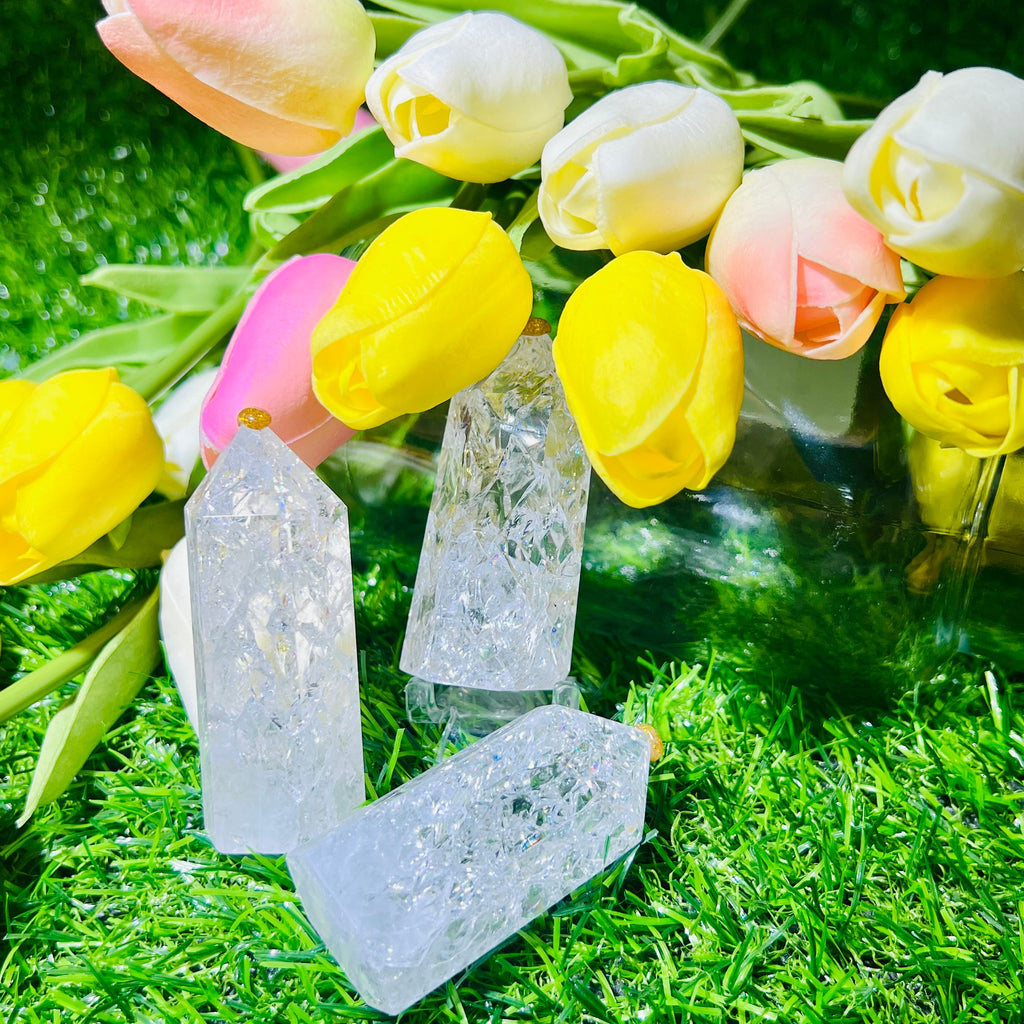 Crackle Quartz Tower