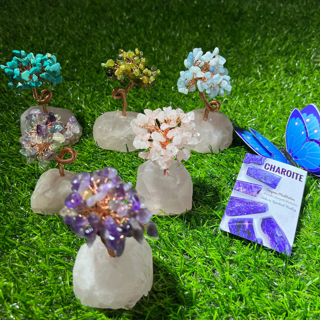 Crystal gravel tree