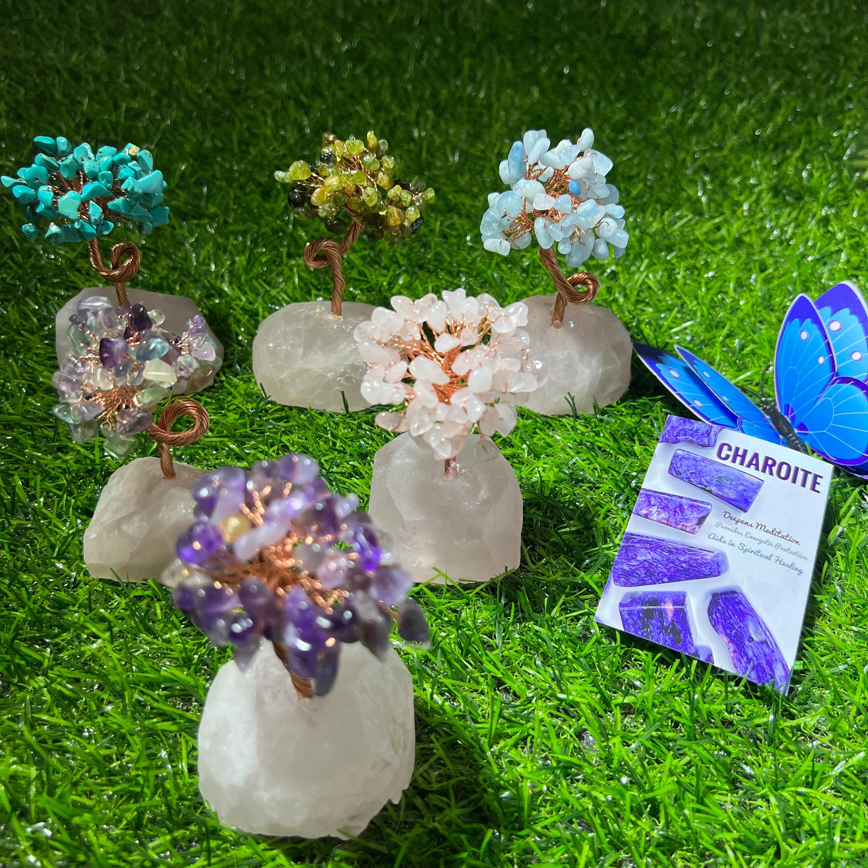 Crystal gravel tree