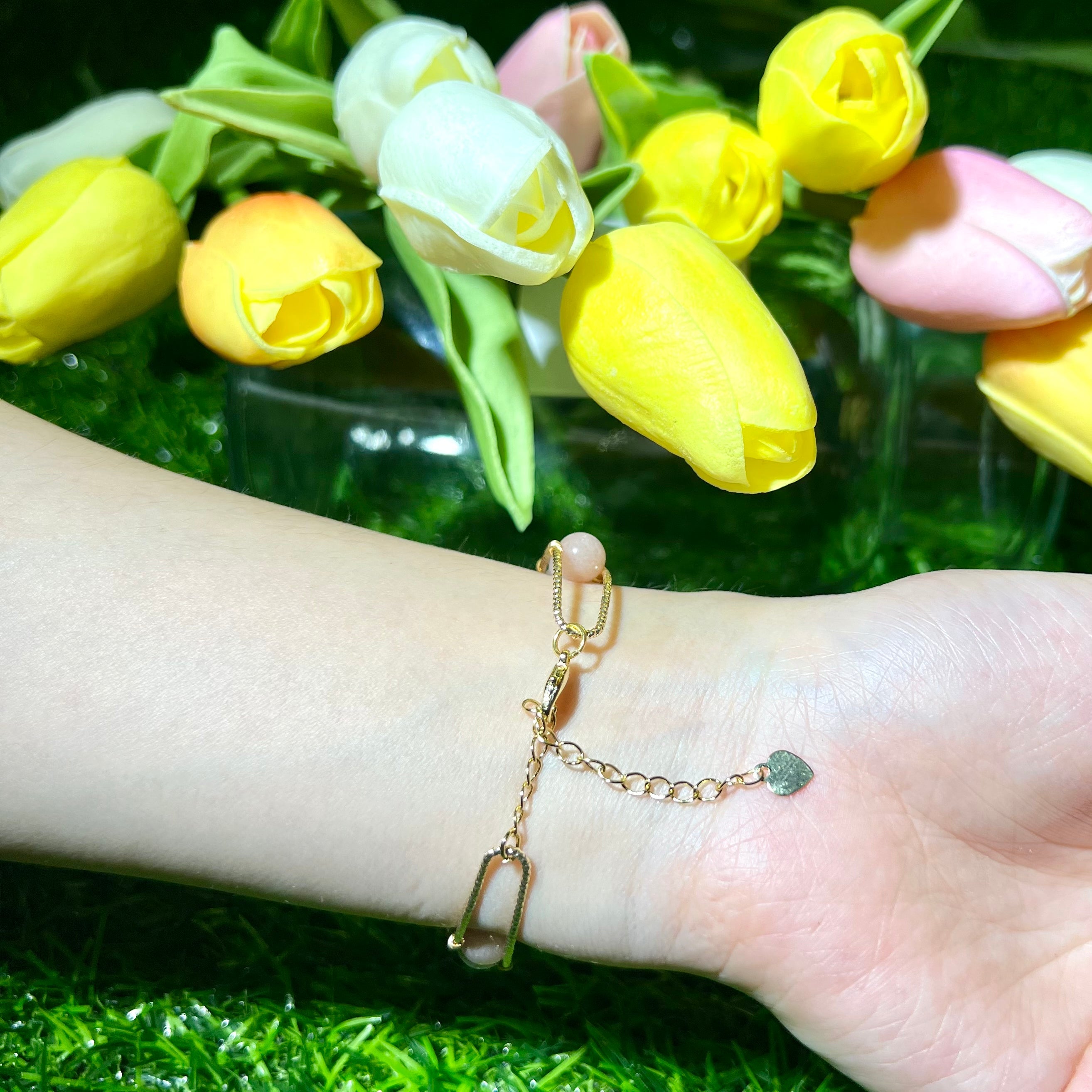 Sun stone bracelet