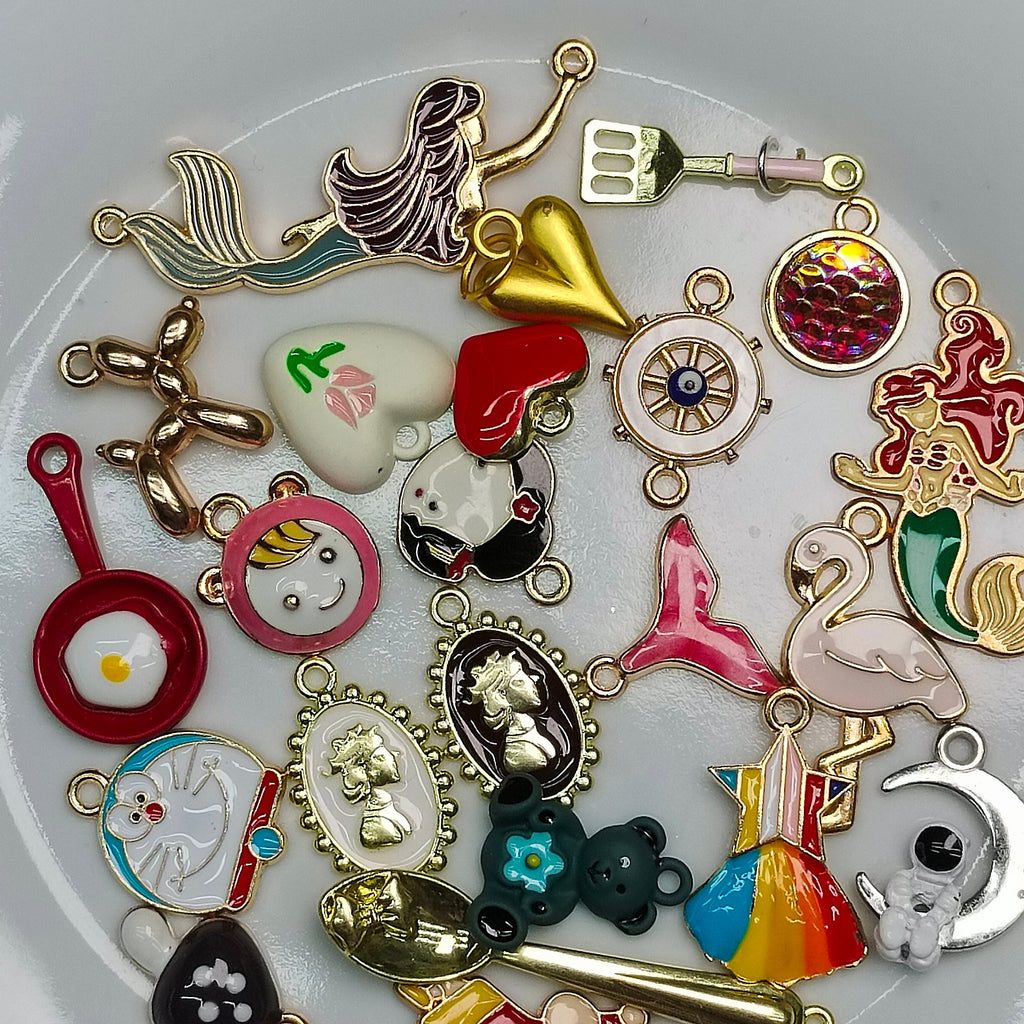DIY Crystal Beads Bowl-Vanessa&Kiki-5 bowls gift[1 bowl free mix /1 cup of Spacer& 1 charm bag]