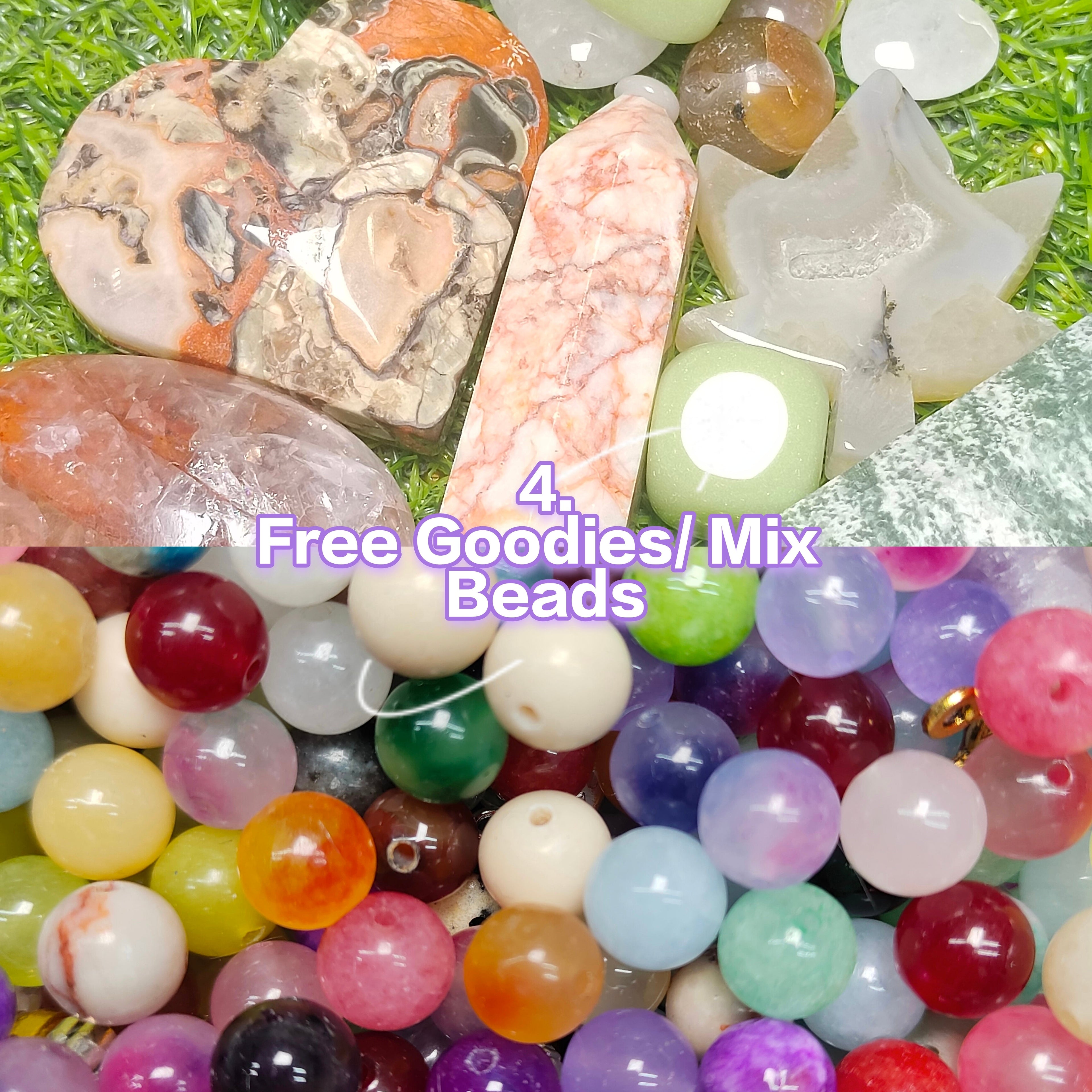 DIY Crystal Beads Bowl-Vanessa&Kiki-5 bowls gift[1 bowl free mix /1 cup of Spacer& 1 charm bag]